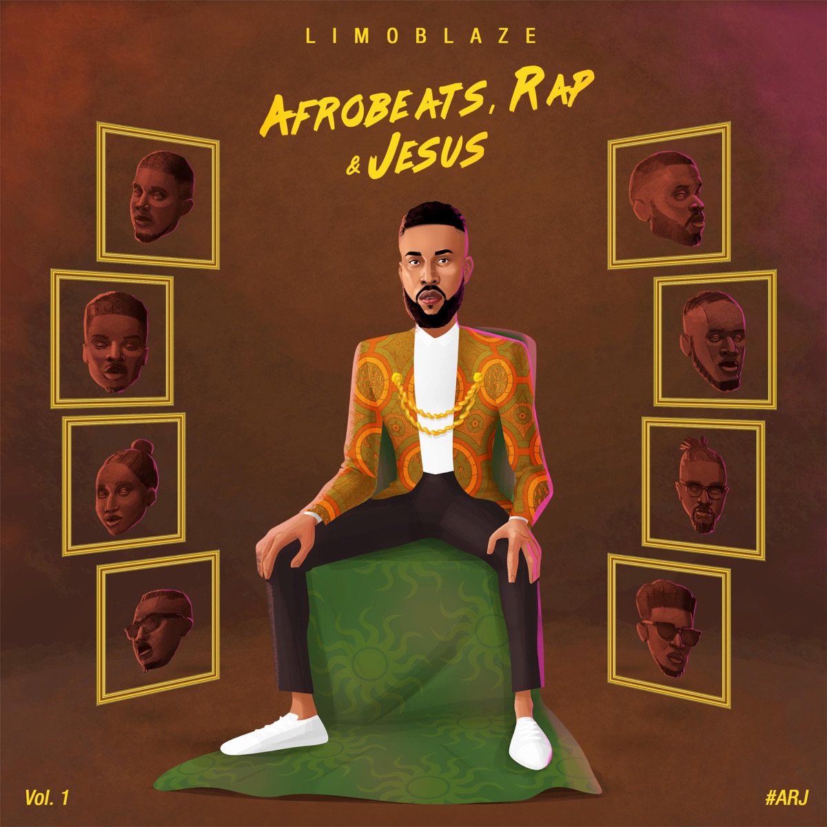 Afrobeats Rap and Jesus by Limoblaze album cover
