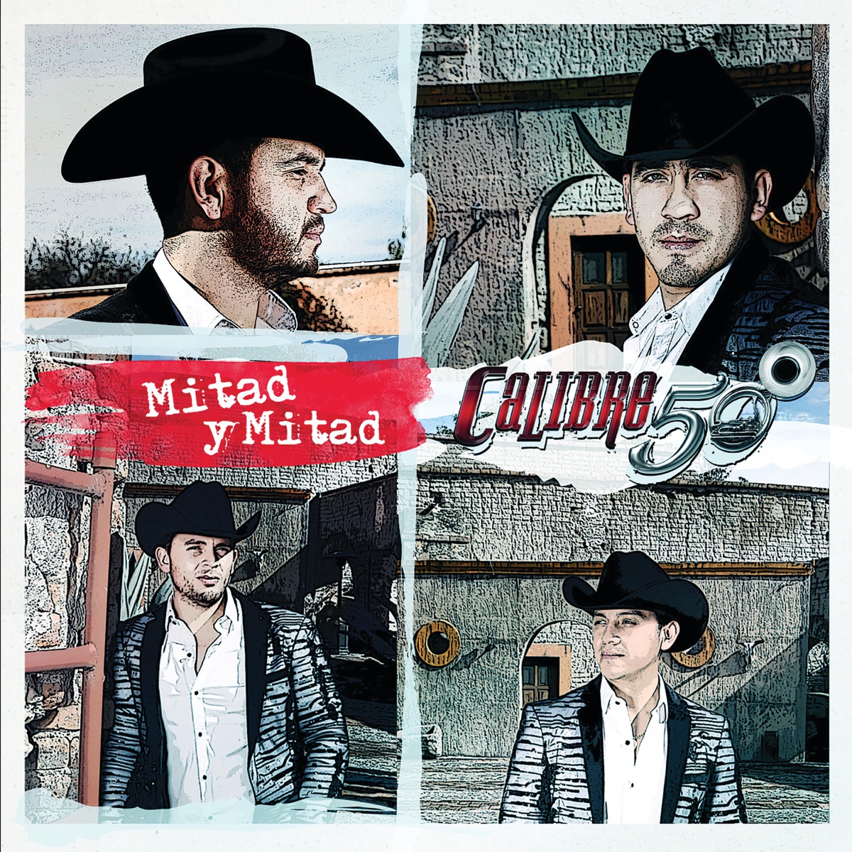 Mitad y Mitad by Calibre 50 album cover