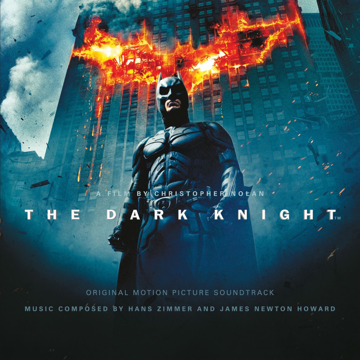 The Dark Knight (Original Motion Picture Soundtrack) by Hans Zimmer & James Newton Howard album cover