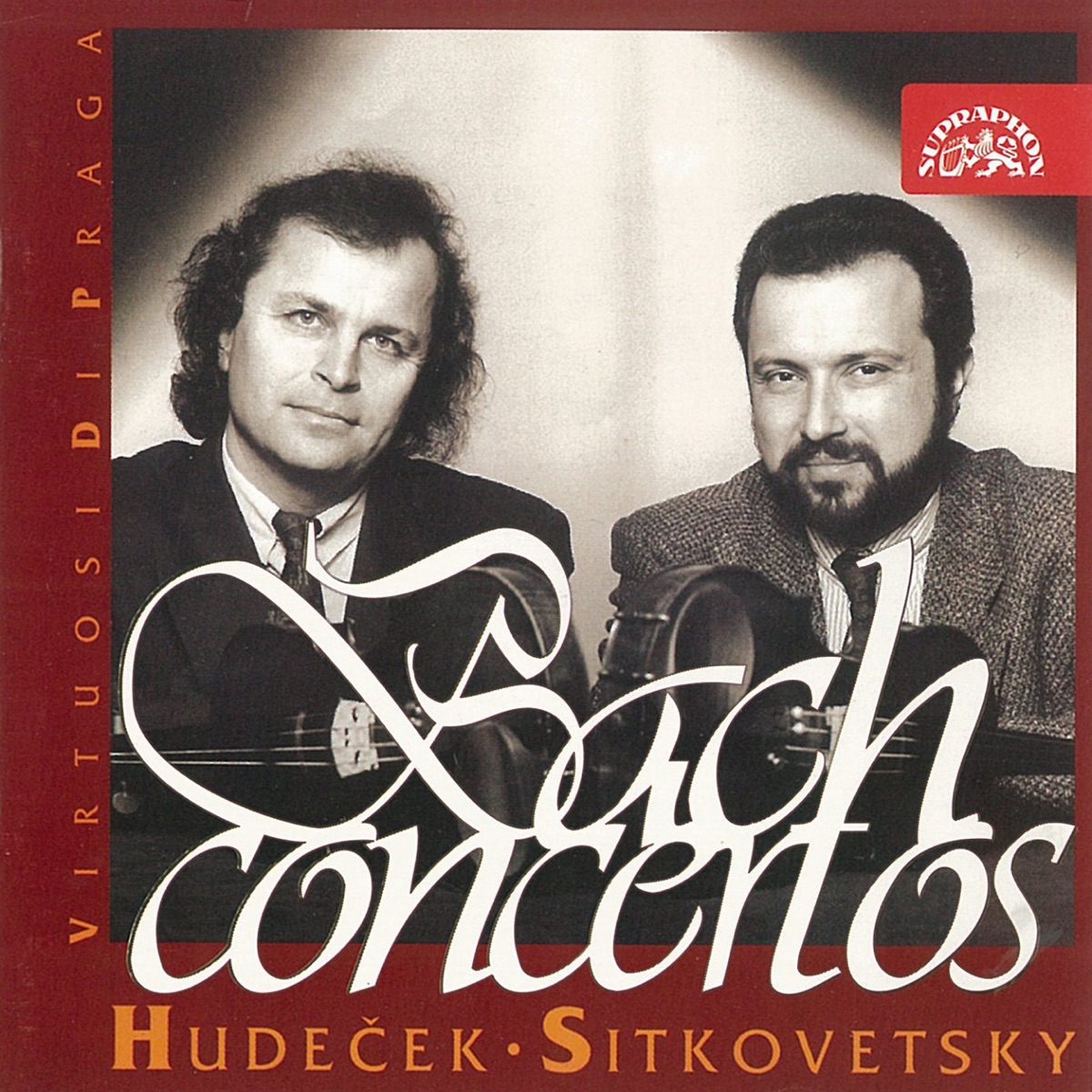 Bach: Violin Concertos by Václav Hudeček, Dmitri Sitkovetsky & Virtuosi Di Praga album cover