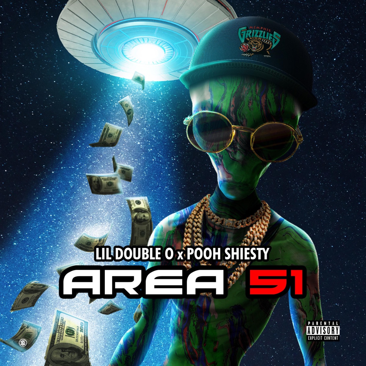 Area 51 Remix (feat. Pooh Shiesty) - Single by Lil Double 0 album cover artwork