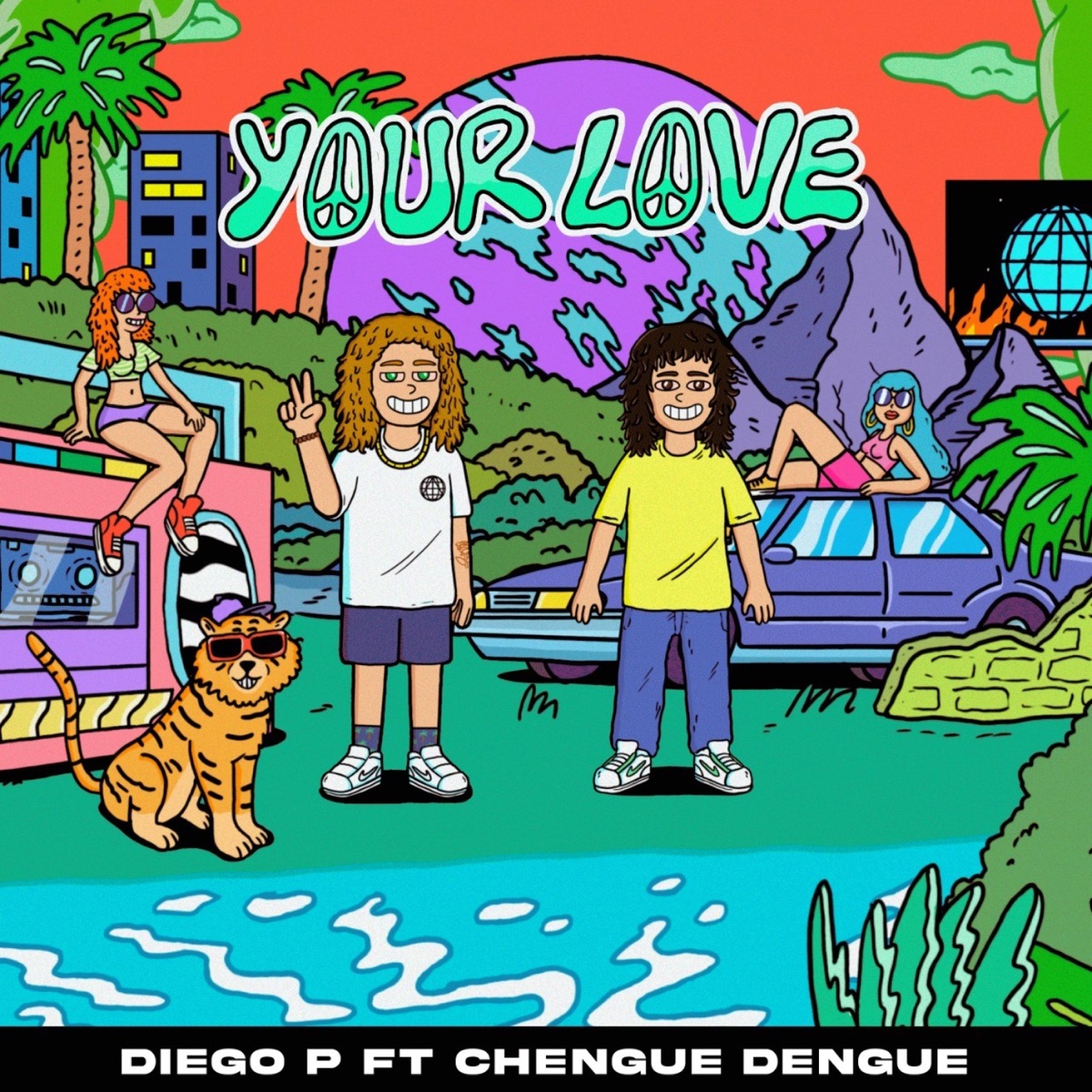 Your love (feat. Chenguedengue) - Single by Diego Palace album cover