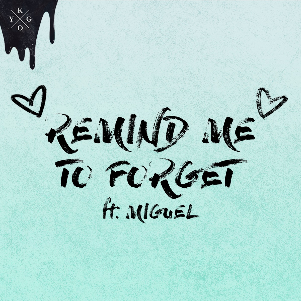 Remind Me to Forget - Single by Kygo & Miguel album cover