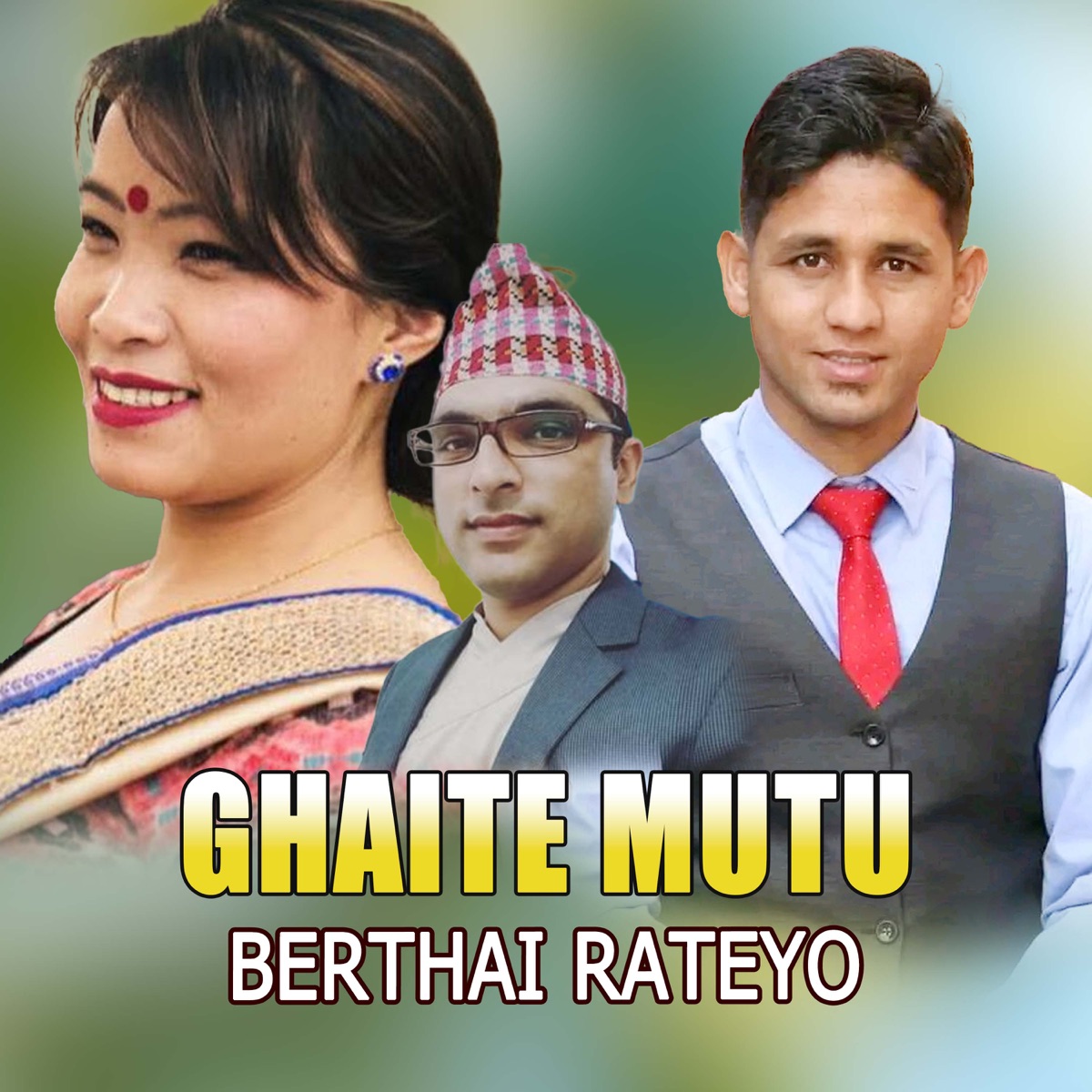 GHAITE MUTU BERTHAI RATEYO (Live) - Single by Govind Oli & Devi Gharti album cover