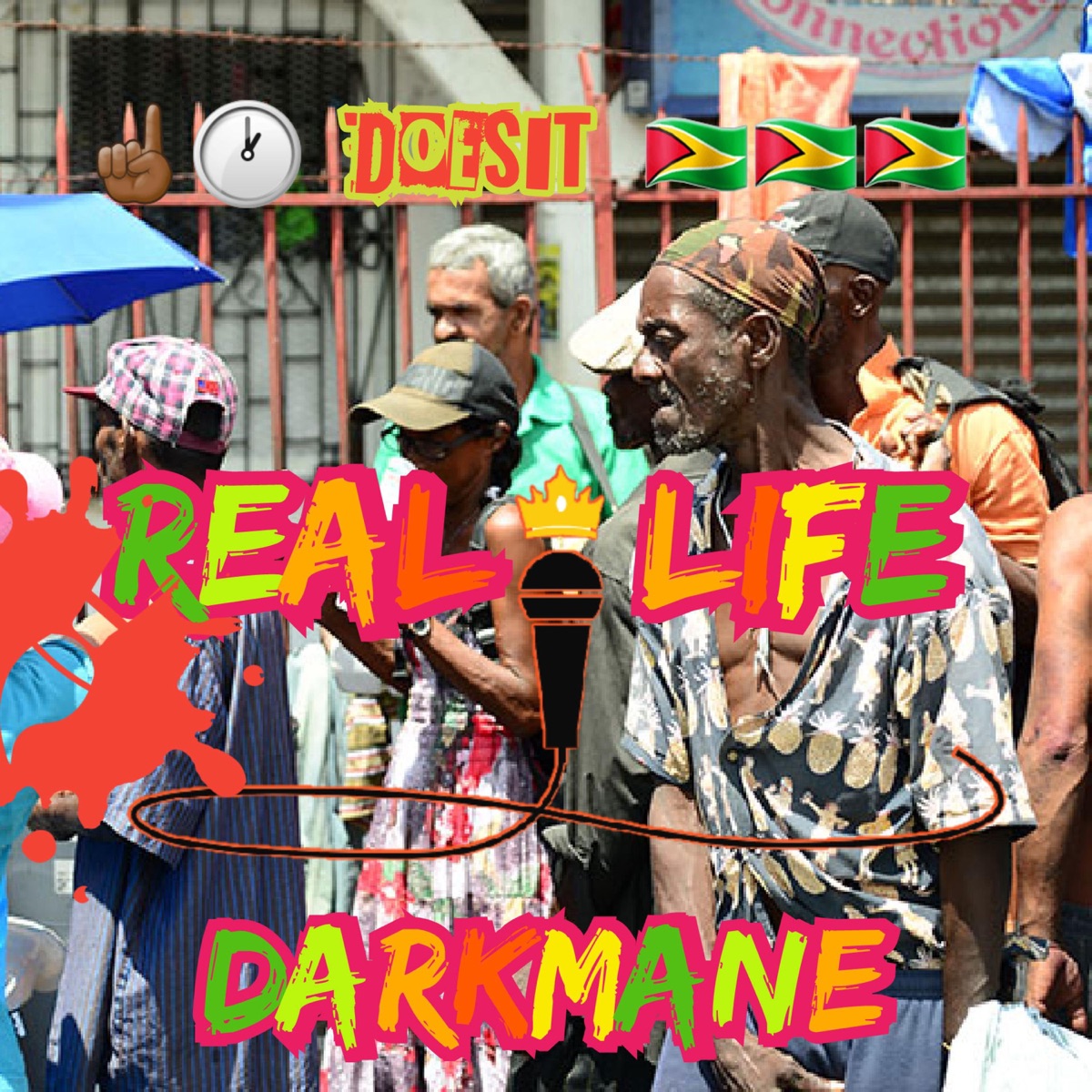 REAL LIFE (Radio Edit) - Single by Darkmane album cover