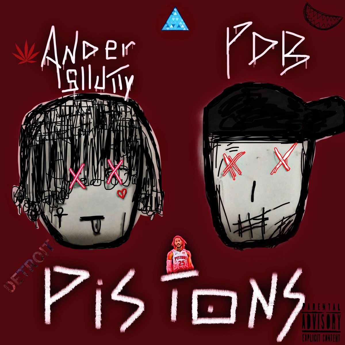 Pistons (feat. pdbmc) - Single by Ander slutty album cover