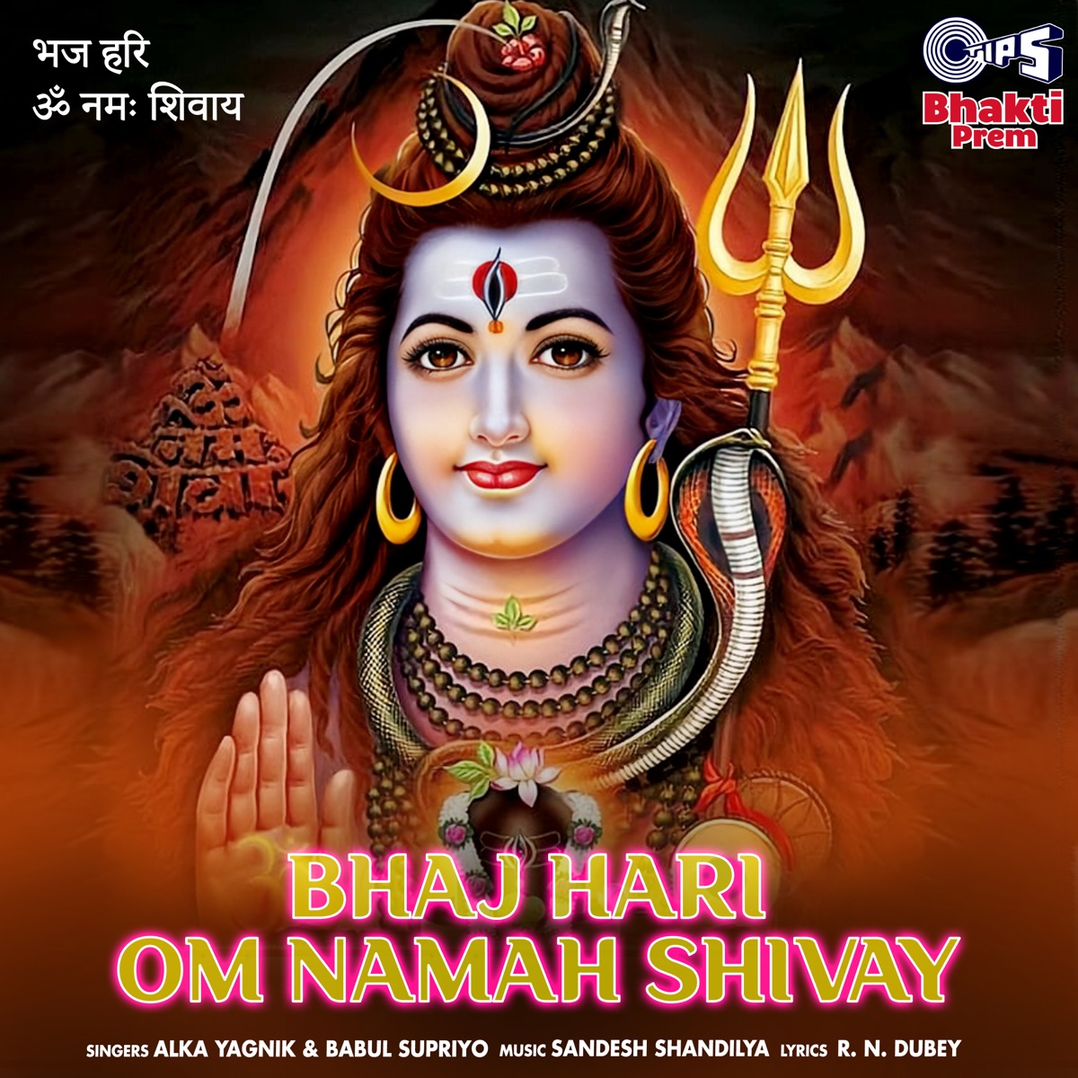 Bhaj Hari Om Namah Shivay (Shiv Bhajan) by Alka Yagnik & Babul Supriyo album cover