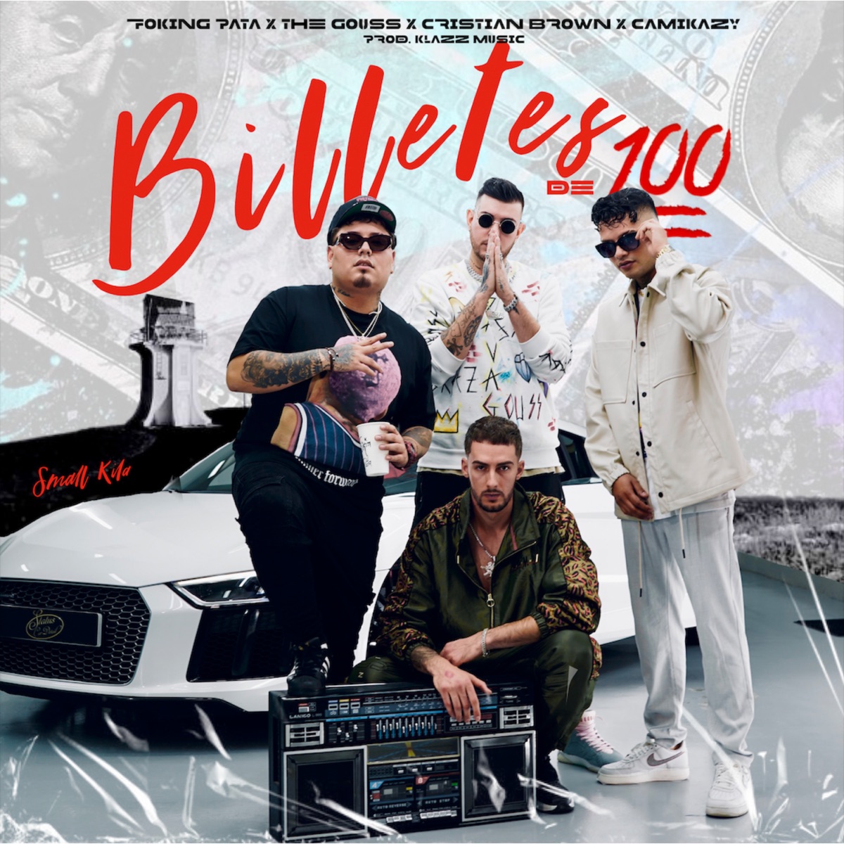 Billetes De 100 (feat. TheGouss) - Single by Foking Pata, Cristian Brown & Camikazy album cover