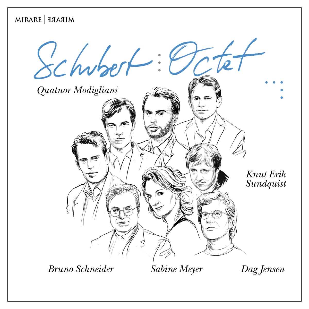 Schubert: Octet by Sabine Meyer, Dag Jensen, Bruno Schneider, Quatuor Modigliani & Knut Erik Sundquist album cover