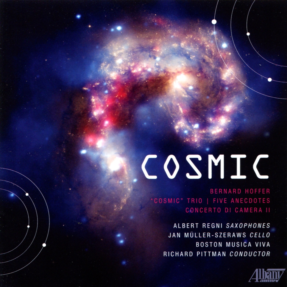 Hoffer: Cosmic by Boston Musica Viva & Albert Regni album cover