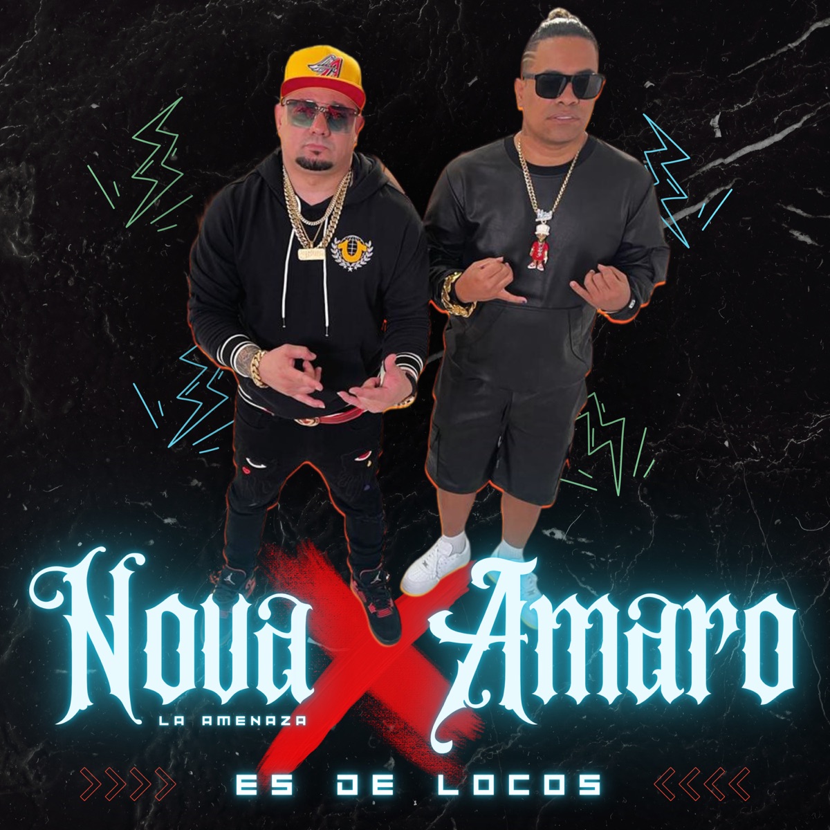 Es de locos - Single by Nova "La Amenaza" & aMaRo album cover