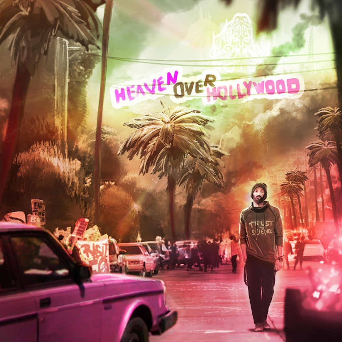 Heaven Over Hollywood by Hi-Rez album cover