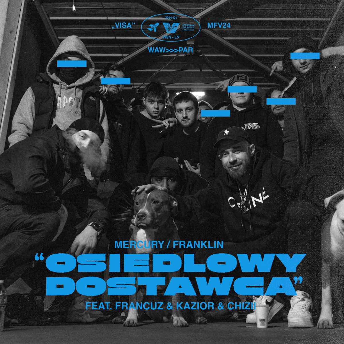 OSIEDLOWY DOSTAWCA - Single by Mercury, Franklin & Kazior album cover