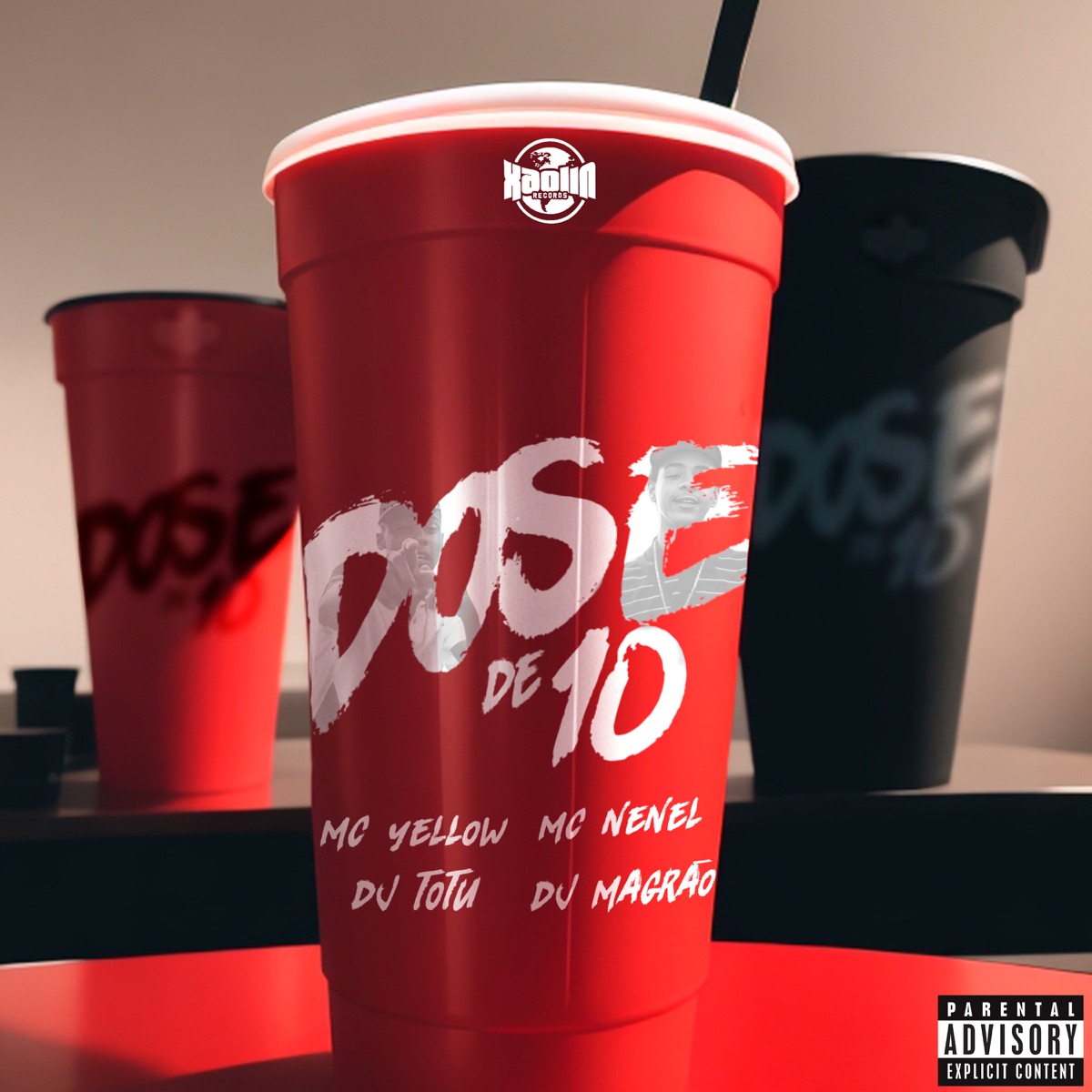 Dose de 10 (feat. DJ Magrão do Btt) - Single by Mc Yellow, Mc Nenel & DJ Totu album cover