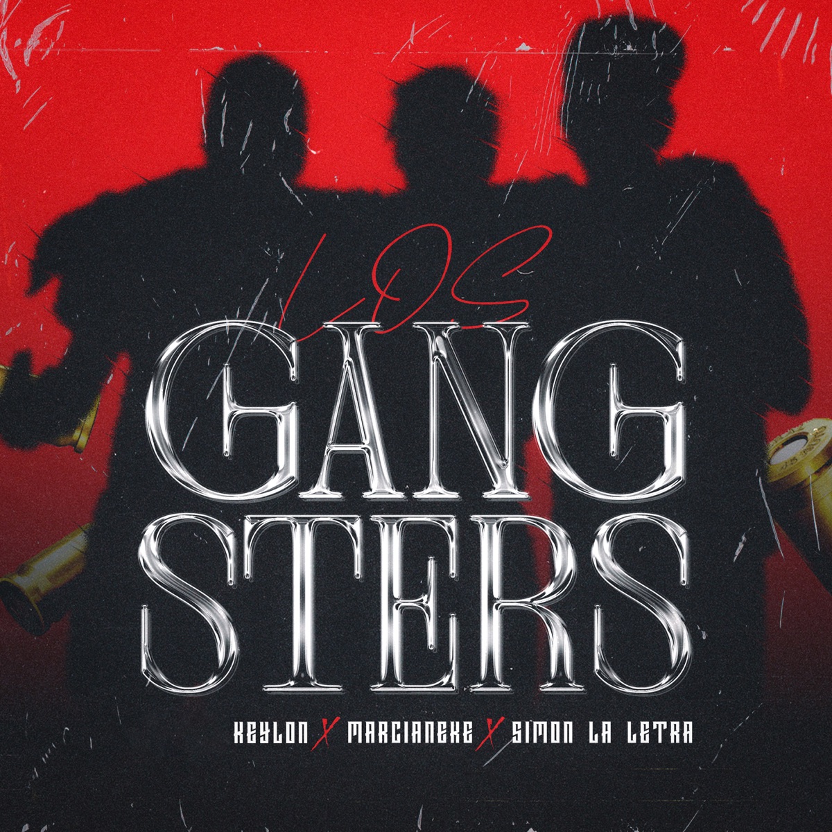 Los Gangsters - Single by Keylon, Marcianeke & Simon la Letra album cover