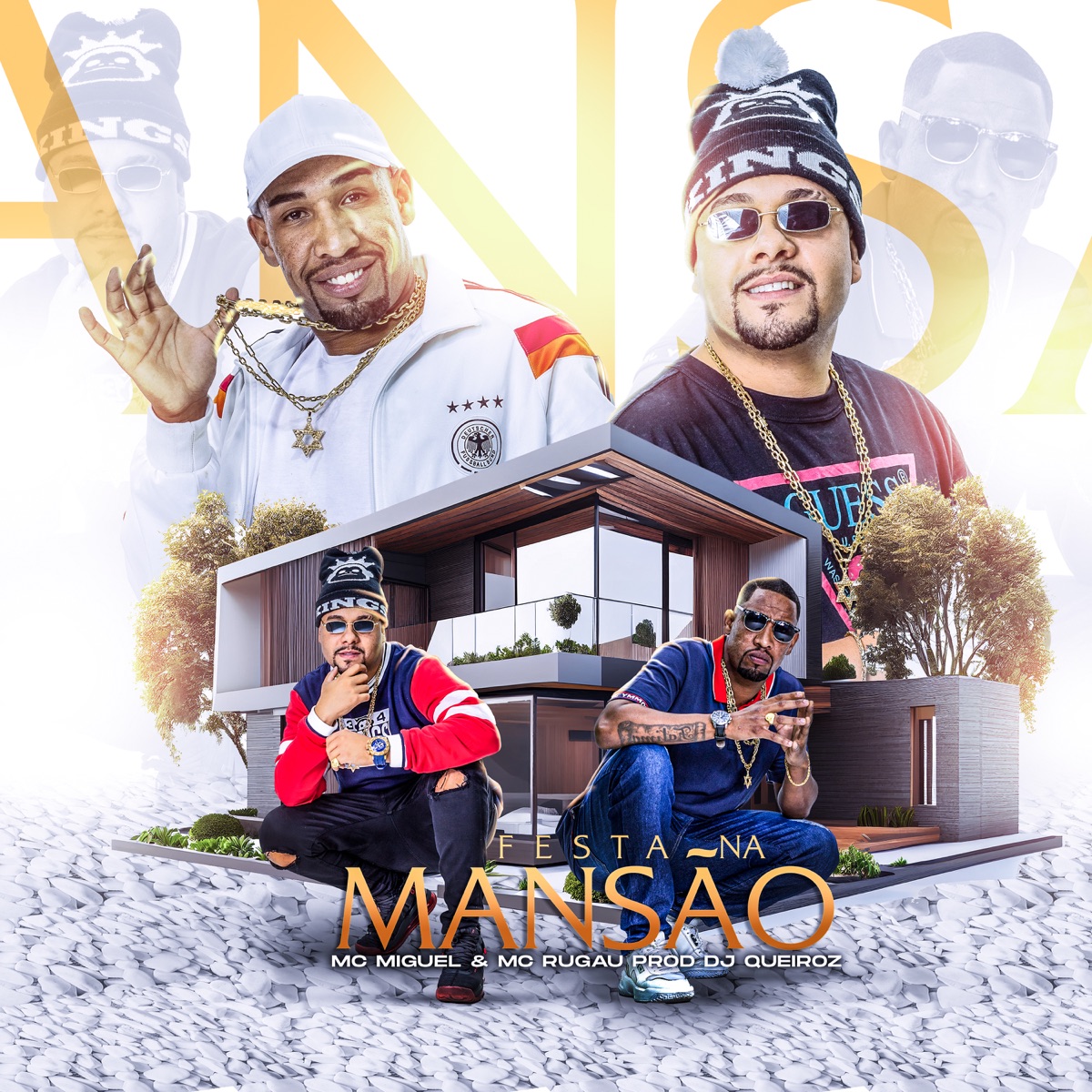 Festa na Mansão - Single by MC Miguel, Mc Rugau & Dj Queiroz album cover