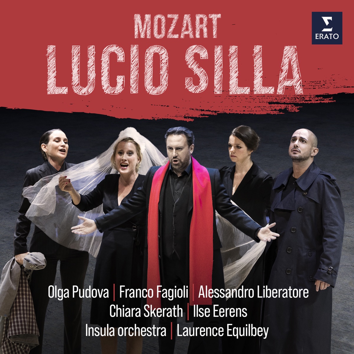 Mozart: Lucio Silla, K. 135 by Laurence Equilbey, Franco Fagioli, Insula Orchestra, Olga Pudova, Alessandro Liberatore, Chiara Skerath & Ilse Eerens album cover