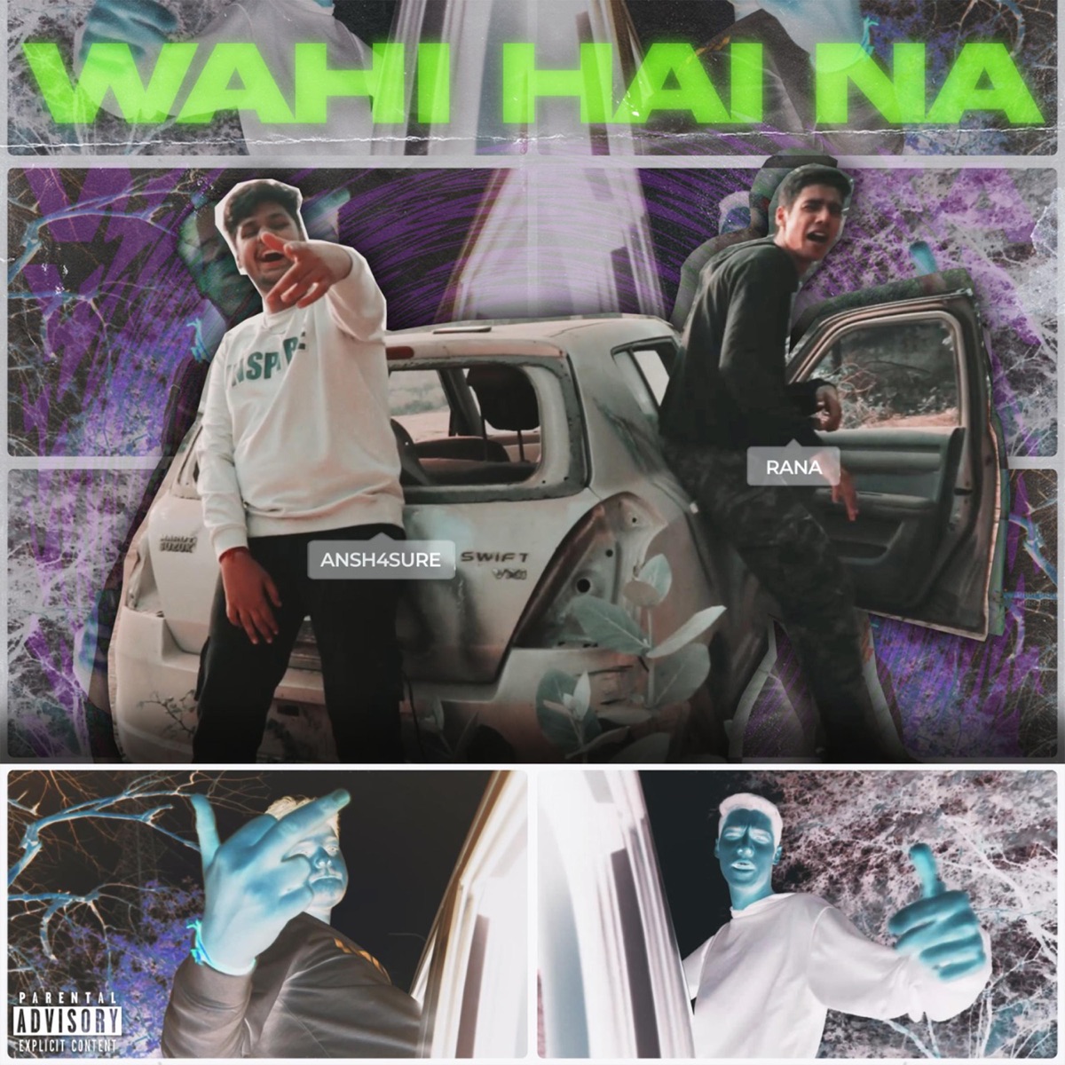 Wahi Hai Na - Single by Ansh4sure & Rana album cover
