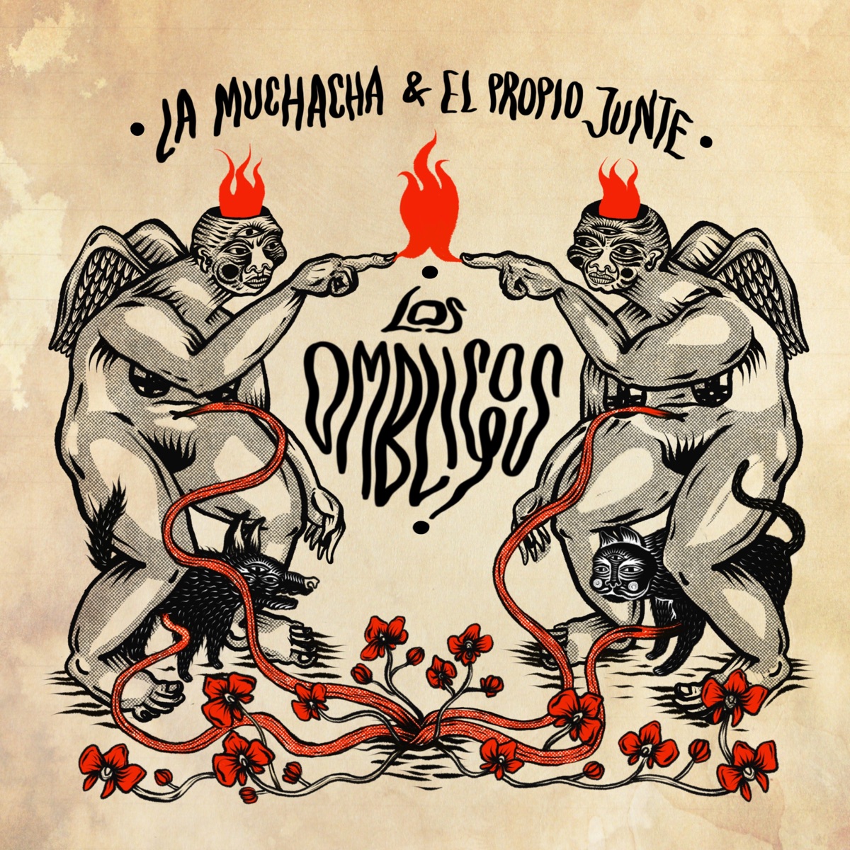 Los Ombligos by La Muchacha & El propio junte album cover