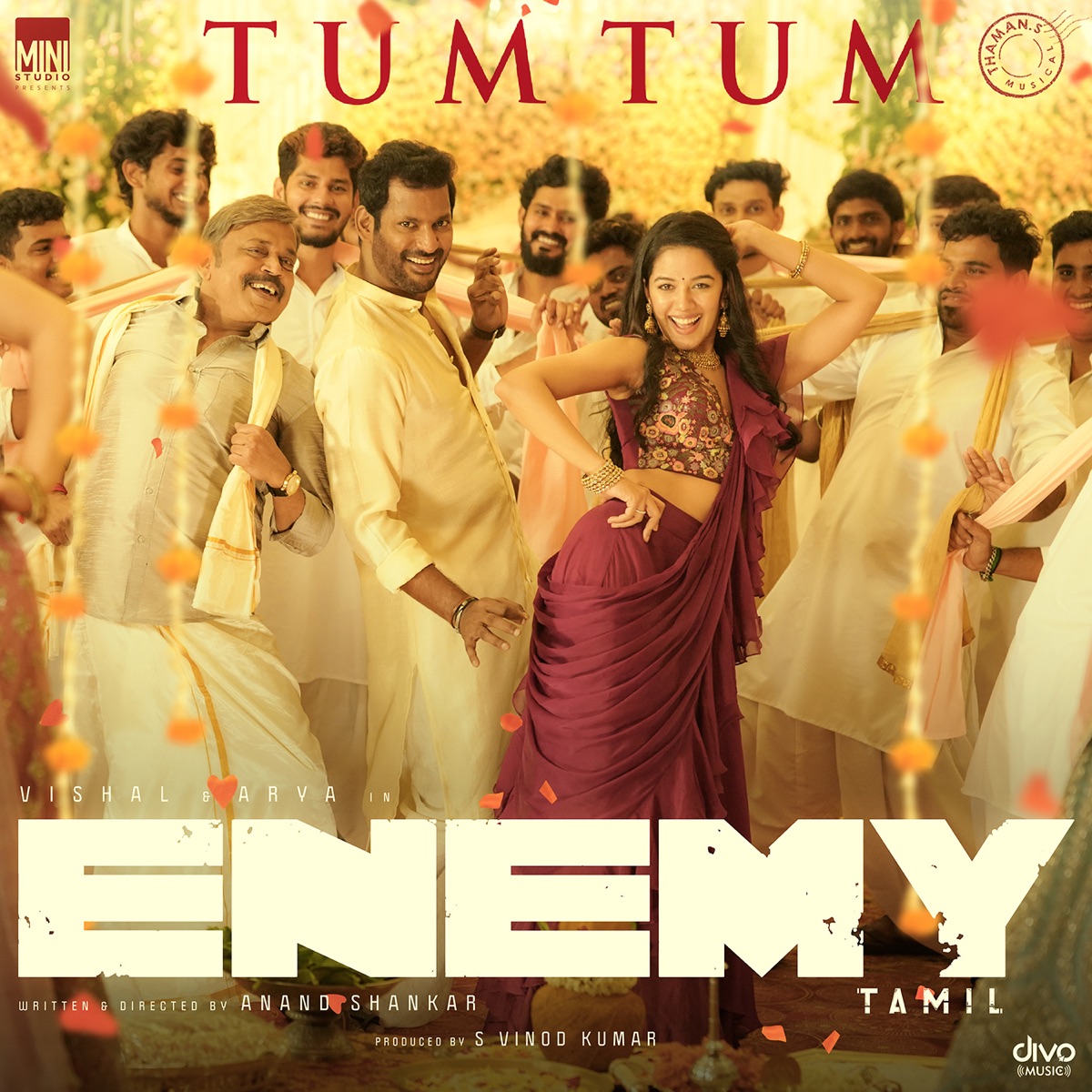 Tum Tum (From "Enemy - Tamil") - Single by S.S. Thaman, Sri Vardhini, Aditi Bhavaraju, Satya Yamini, Roshini JKV & Tejaswini album cover
