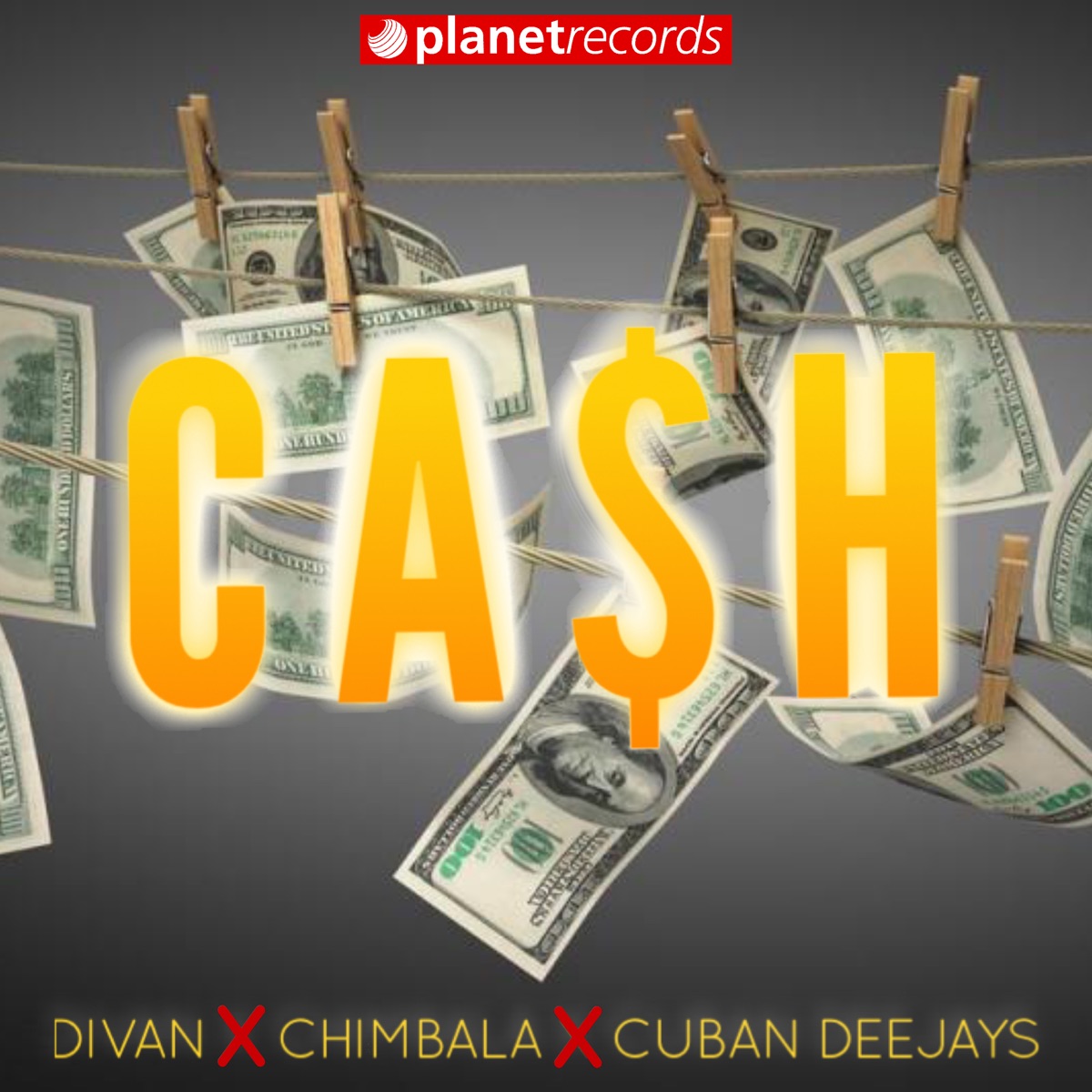 Cash (feat. Cuban Deejay$) - Single by Divan & Chimbala album cover