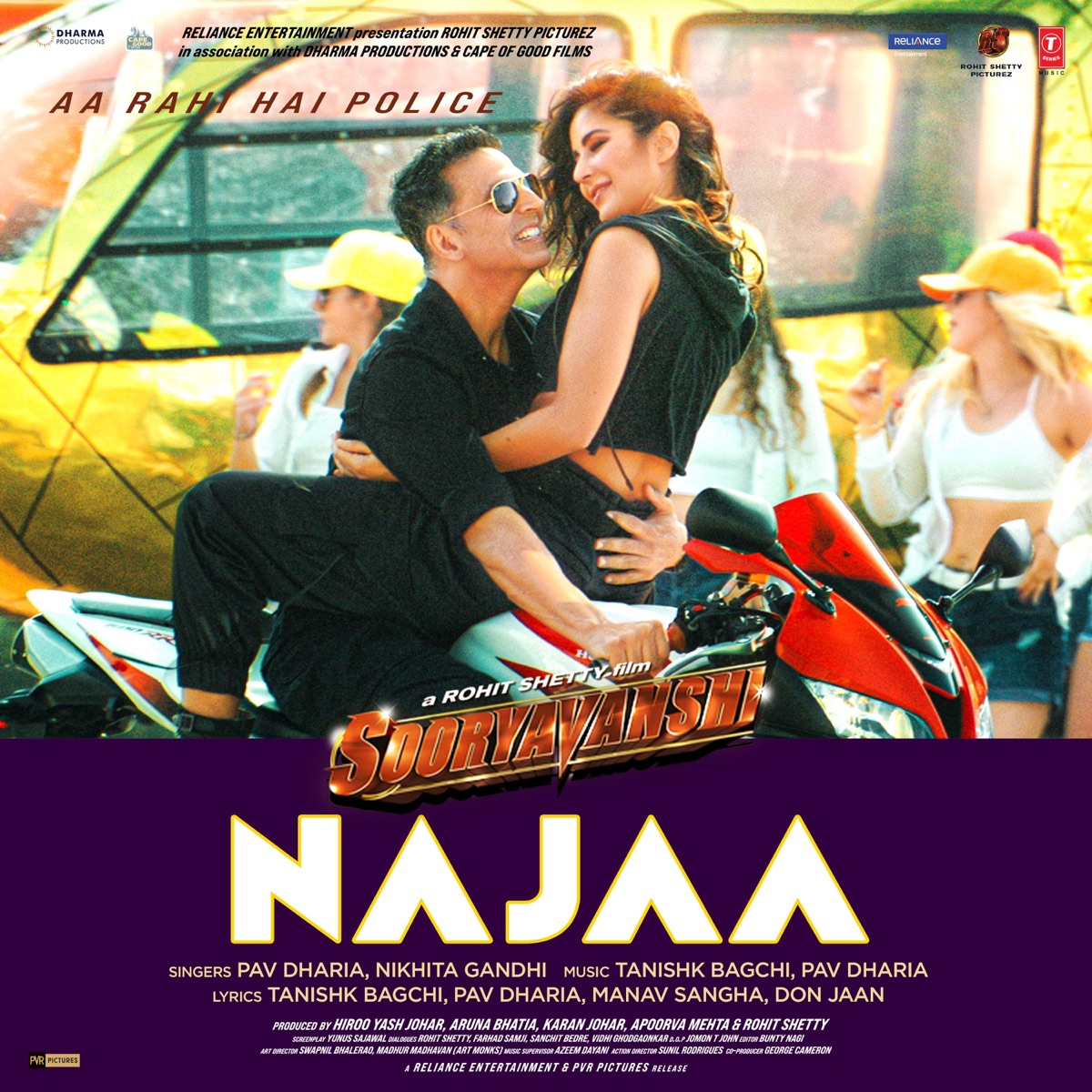 Najaa (From "Sooryavanshi") - Single by Tanishk Bagchi, Pav Dharia & Nikhita Gandhi album cover