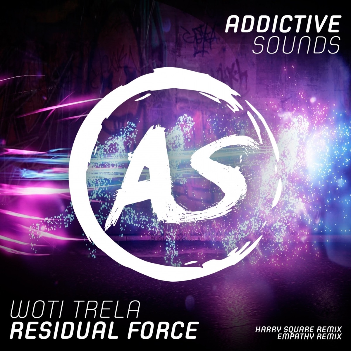 Residual Force (Remixes) - Single by Woti Trela, Empathy & Harry Square album cover