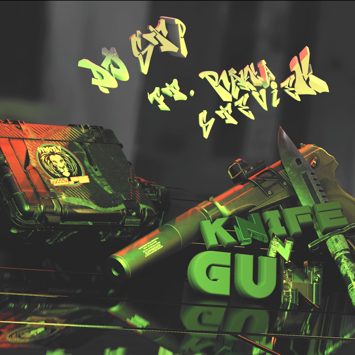 Knife N Gun - Single by Dj Stp & Ragga Stevie G album cover