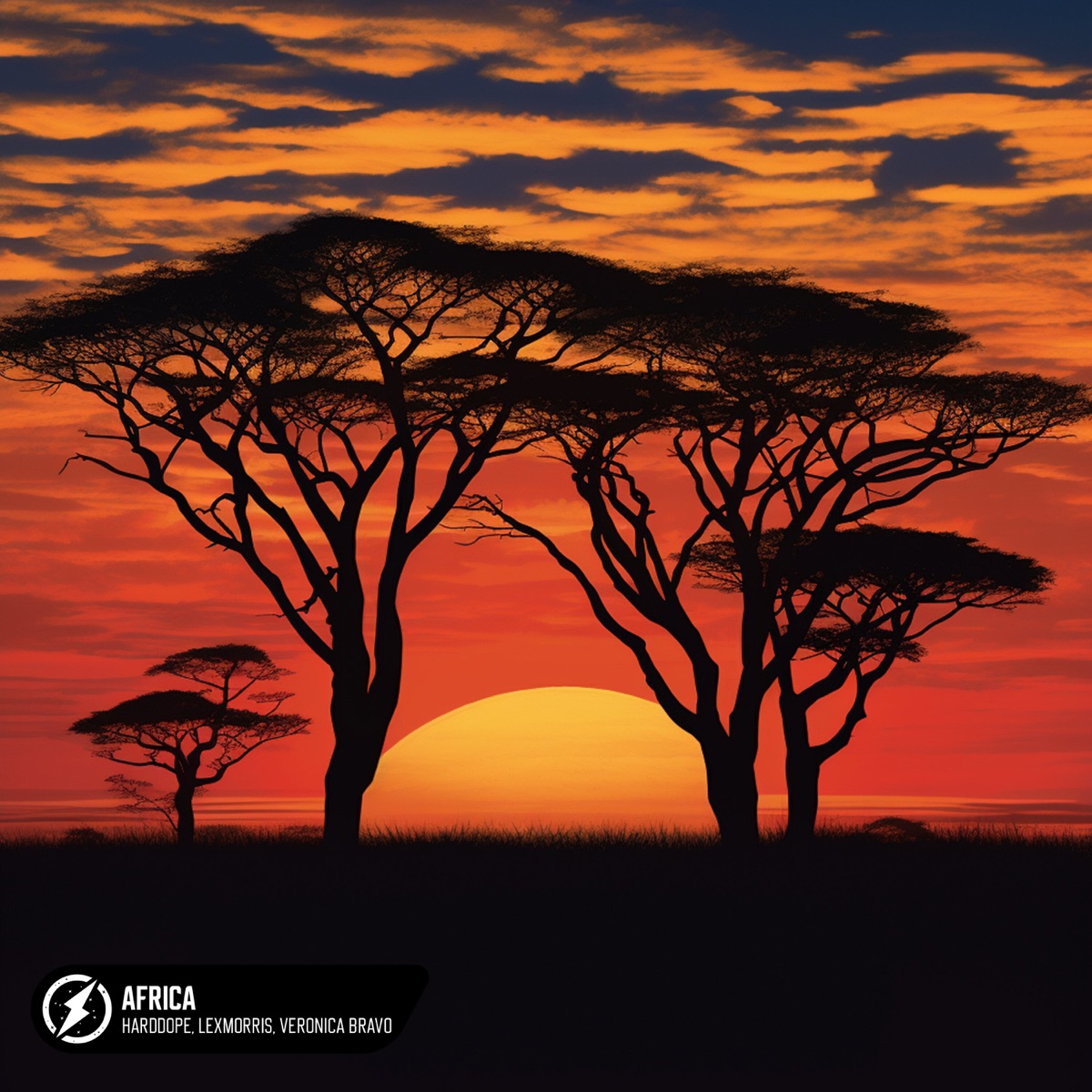 Africa - Single by Harddope, LexMorris & Veronica Bravo album cover