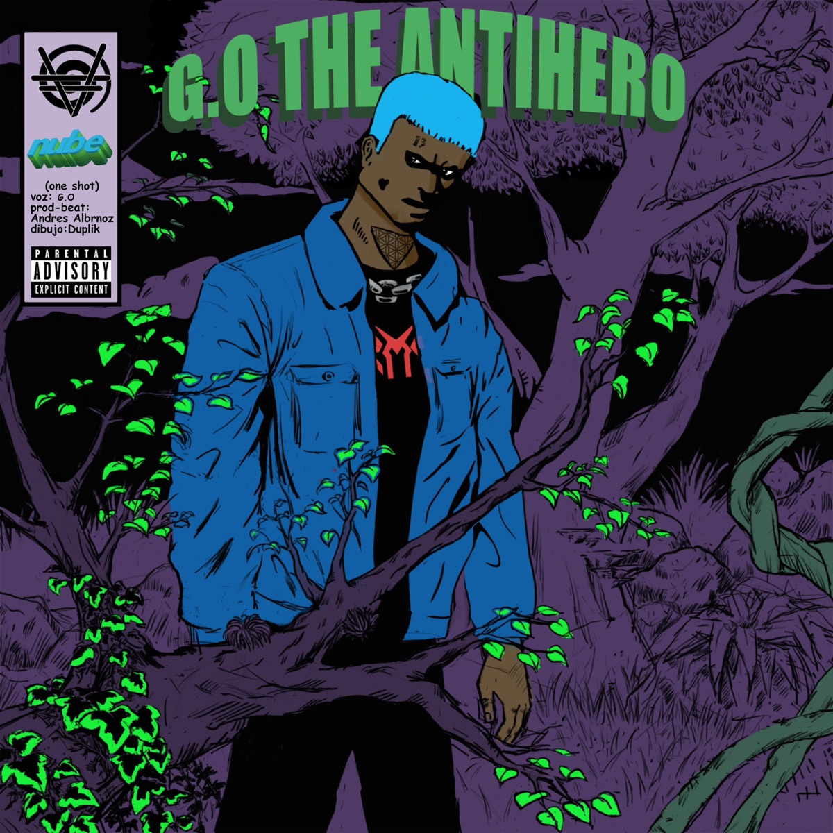 nube (feat. andrés albornoz) - Single by G.O the Antihero album cover