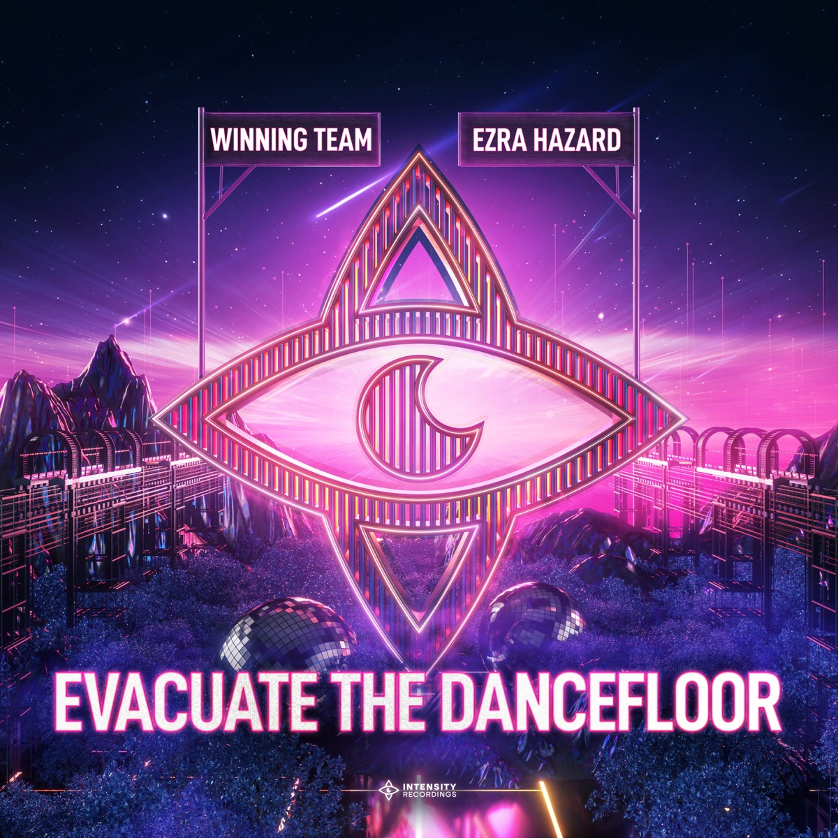 Evacuate the Dancefloor - Single by Winning Team & Ezra Hazard album cover
