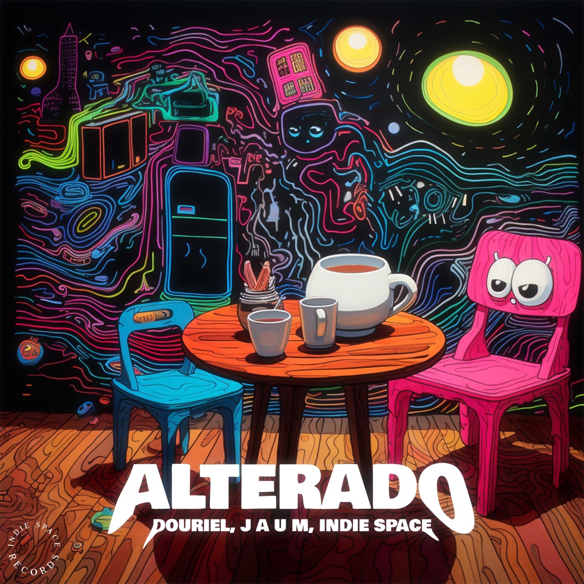 Alterado - Single by Douriel, J a u m & Indie Space album cover