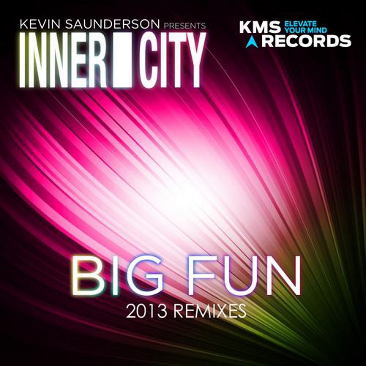 Big Fun (2013 (Re-Mixes, Pt. 2) by Kevin Saunderson & Inner City album cover