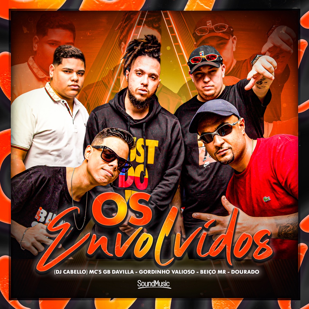 Os Envolvidos - Single by MC Gordinho Valioso, Mc Dourado, MC GB Davilla, MC Beiço MR & DJ Cabello album cover