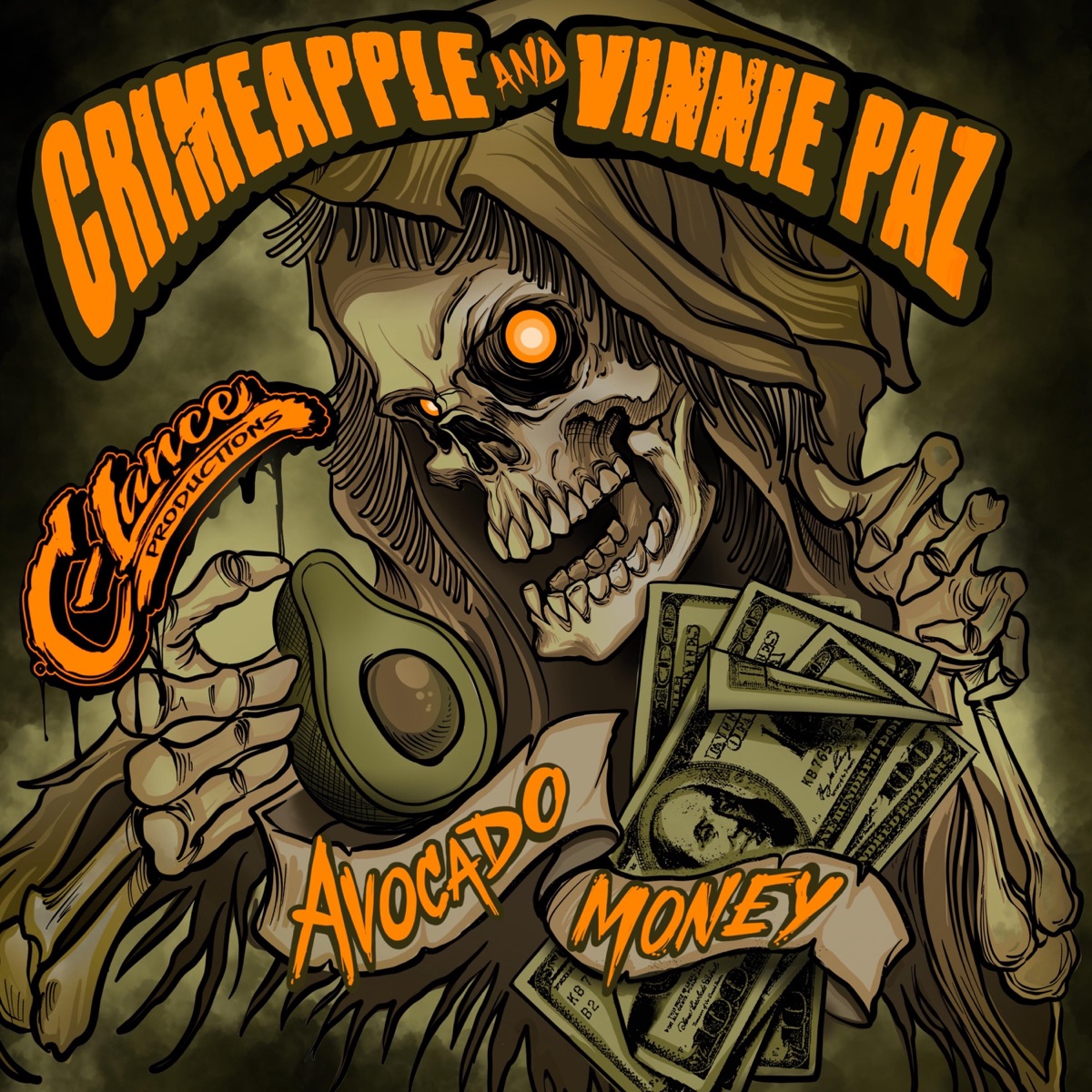 Avocado Money (feat. CRIMEAPPLE & Vinnie Paz) - Single by C-Lance album cover