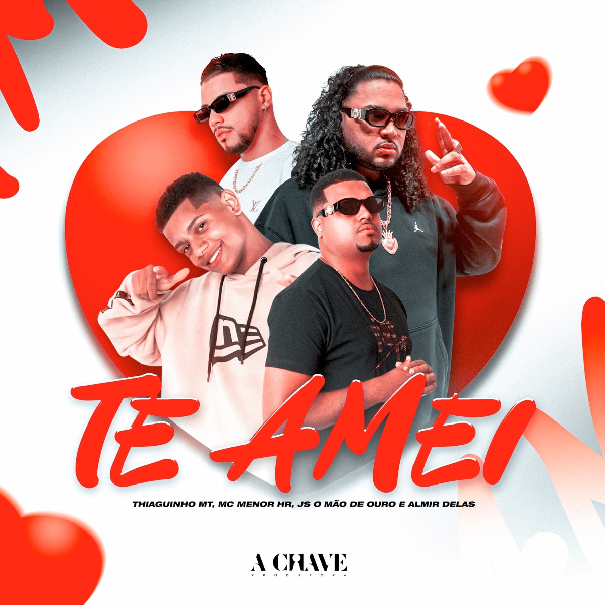 Te Amei (feat. Almir delas) - Single by Thiaguinho MT, MC MENOR HR & JS o Mão de Ouro album cover