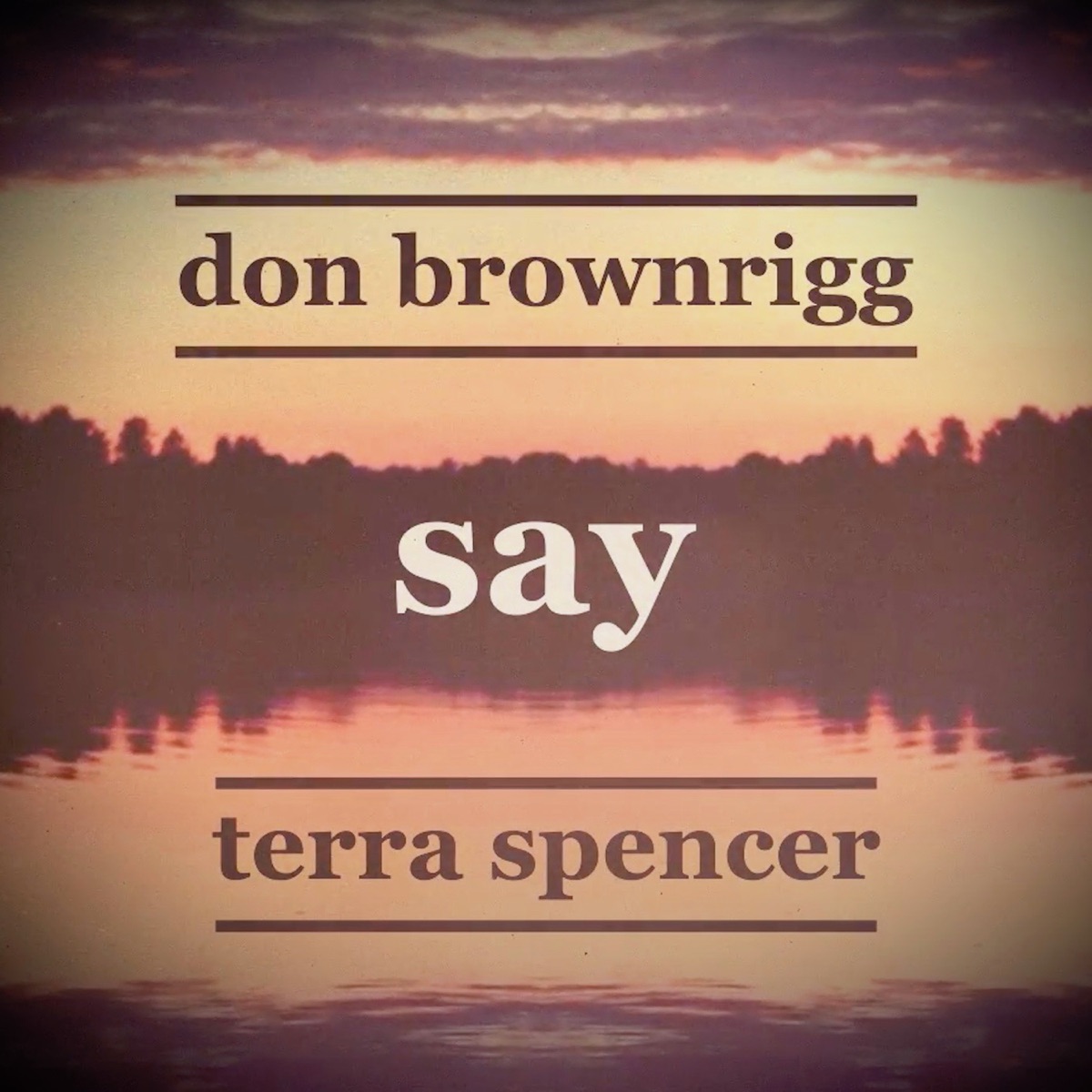 Say - Single by Don Brownrigg & Terra Spencer album cover