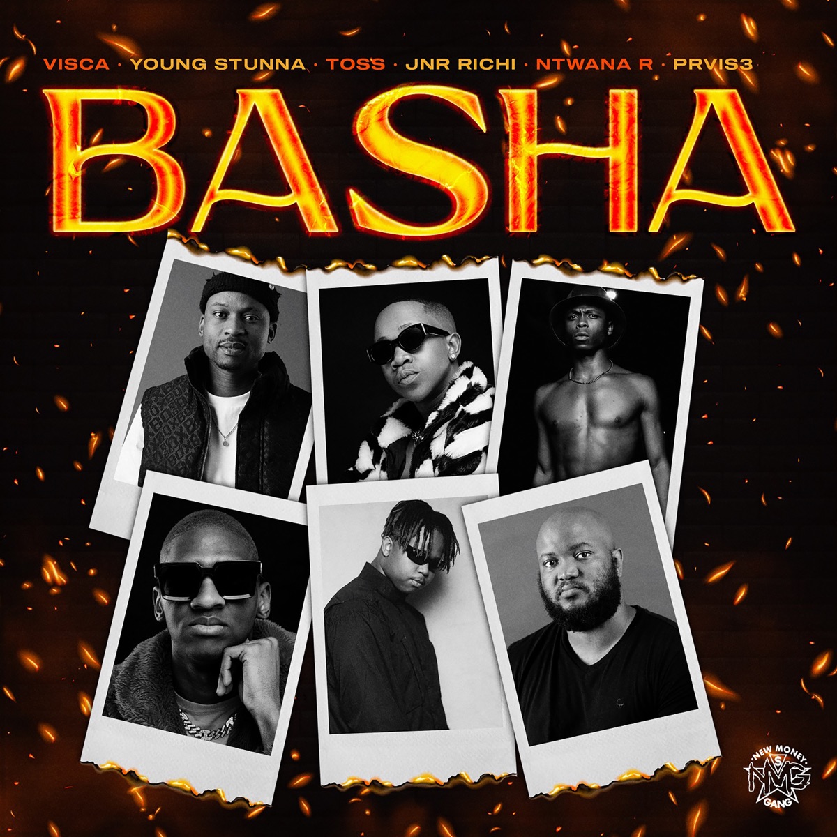 Basha (feat. Young Stunna, Toss & PRVIS3) - Single by Visca, Ntwana_R & Jnr Richi album cover