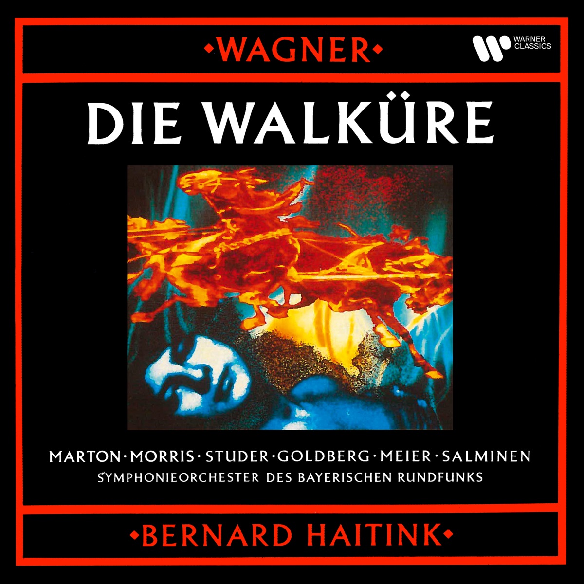 Wagner: Die Walküre by James Morris, Bernard Haitink, Bavarian Radio Symphony Orchestra, Cheryl Studer & Eva Marton album cover