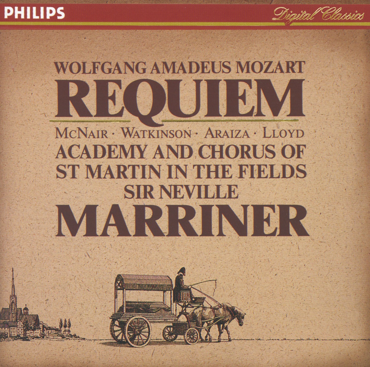 Mozart: Requiem by Academy of St Martin in the Fields & Sir Neville Marriner album cover