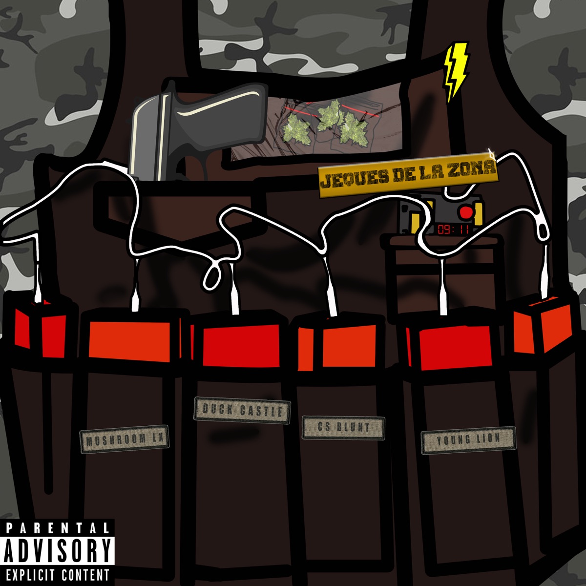 Jeques de la Zona (feat. Cs blunt) - Single by Mushroom LX, Duck Castle & Young Lion Boy album cover