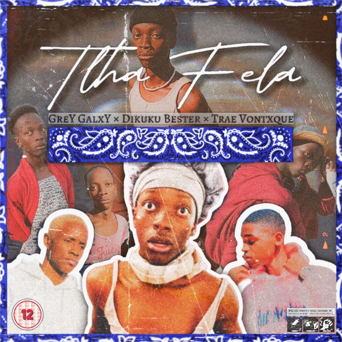 Tlha Fela (feat. Trae Vontxque) - Single by GrèY GalxY album cover