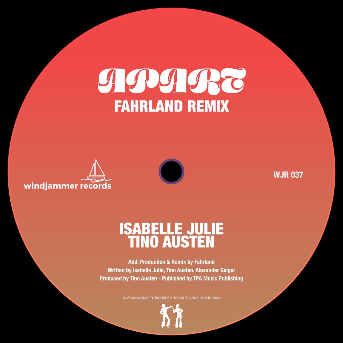 Apart (Fahrland Remix) - Single by Tino Austen, Isabelle Julie & Fahrland album cover