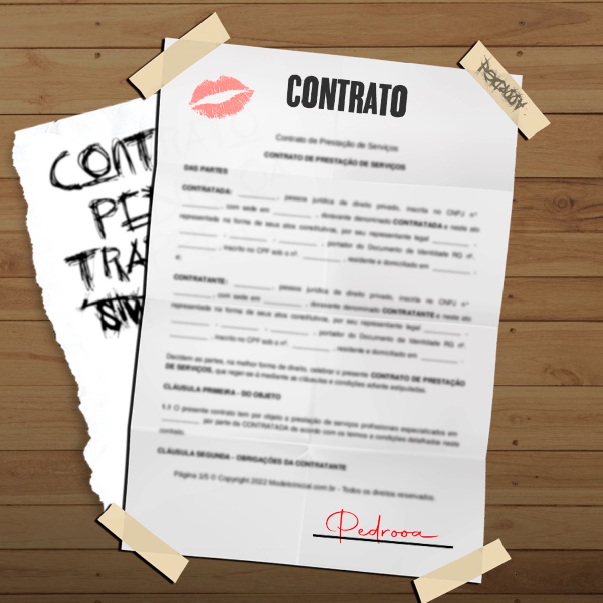 Contrato - Single by Pedrooa album cover