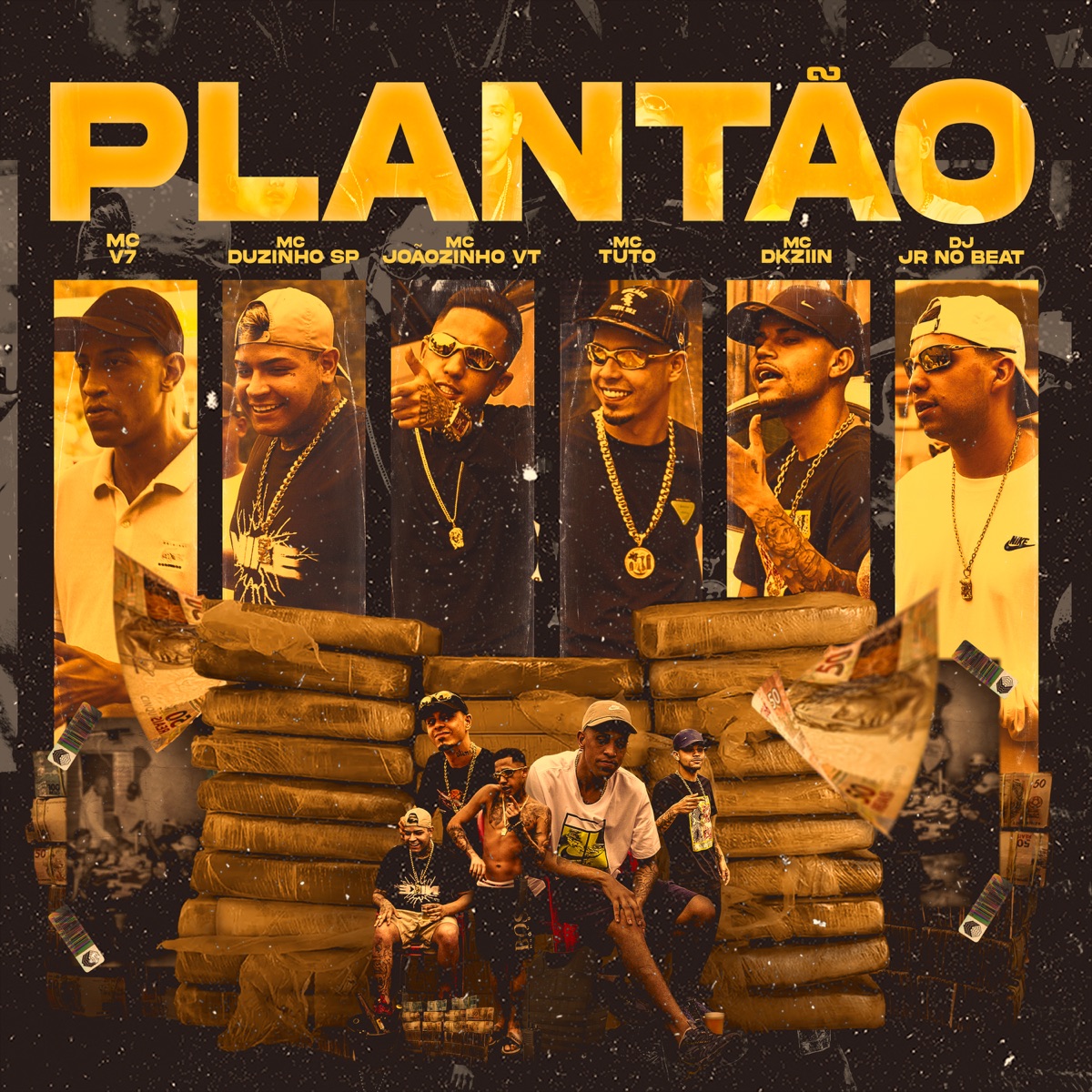 Plantão (feat. MC Tuto, MC Duzinho SP & Mc Dkzin) - Single by DJ JR No Beat, MC Joãozinho VT & MC V7 album cover