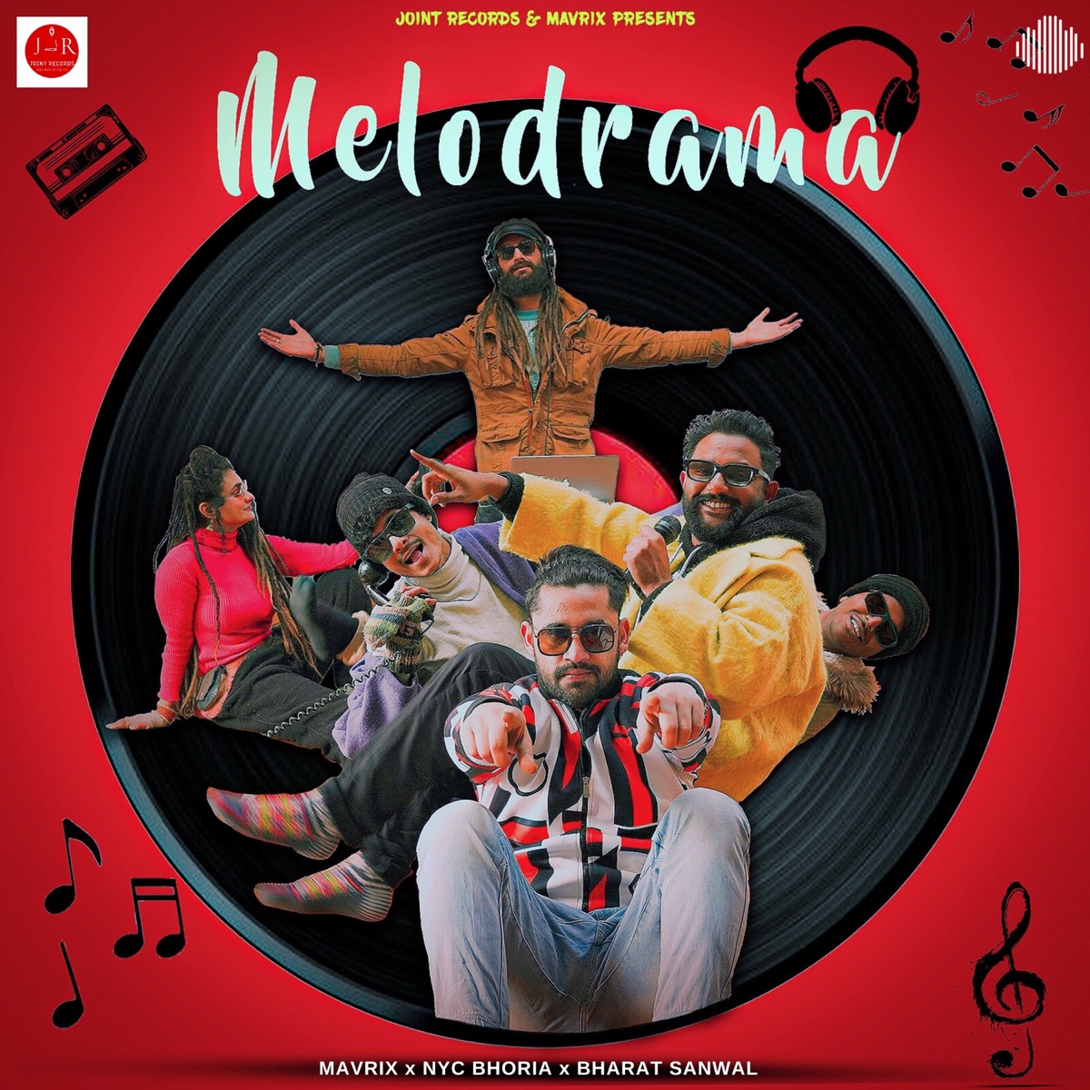 Melodrama - EP by NYC Bhoria, Mavrix & Bharat Sanwal album cover
