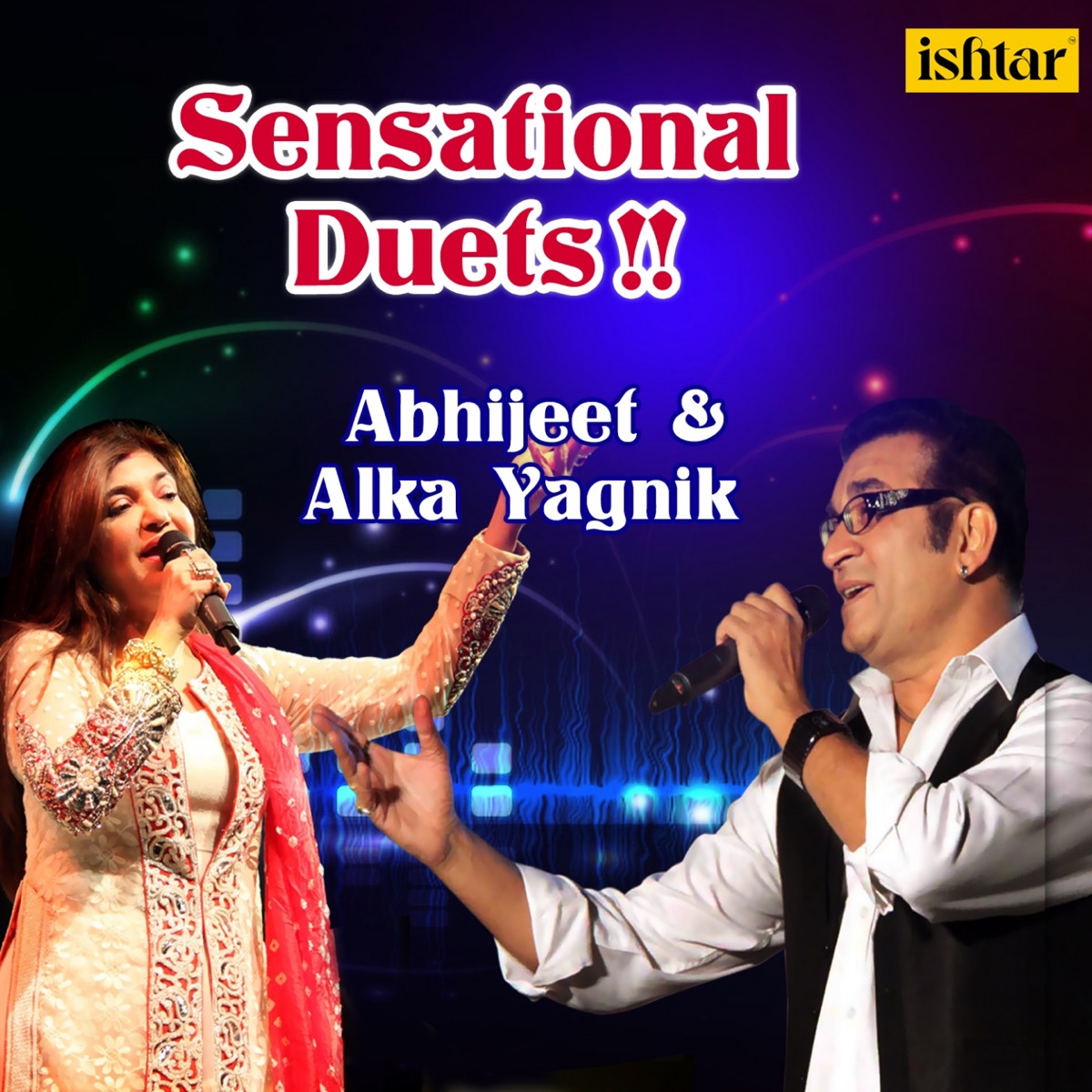 Sensational Duets (Abhijeet & Alka Yagnik) by Abhijeet & Alka Yagnik album cover