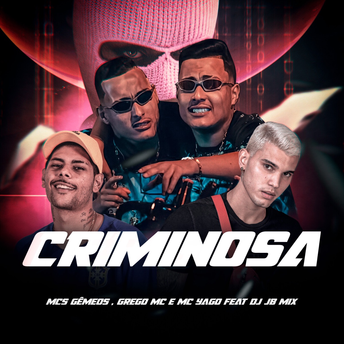 Criminosa (feat. Dj Jb Mix) - Single by Mc's Gemêos, Mc Yago & Grego MC album cover