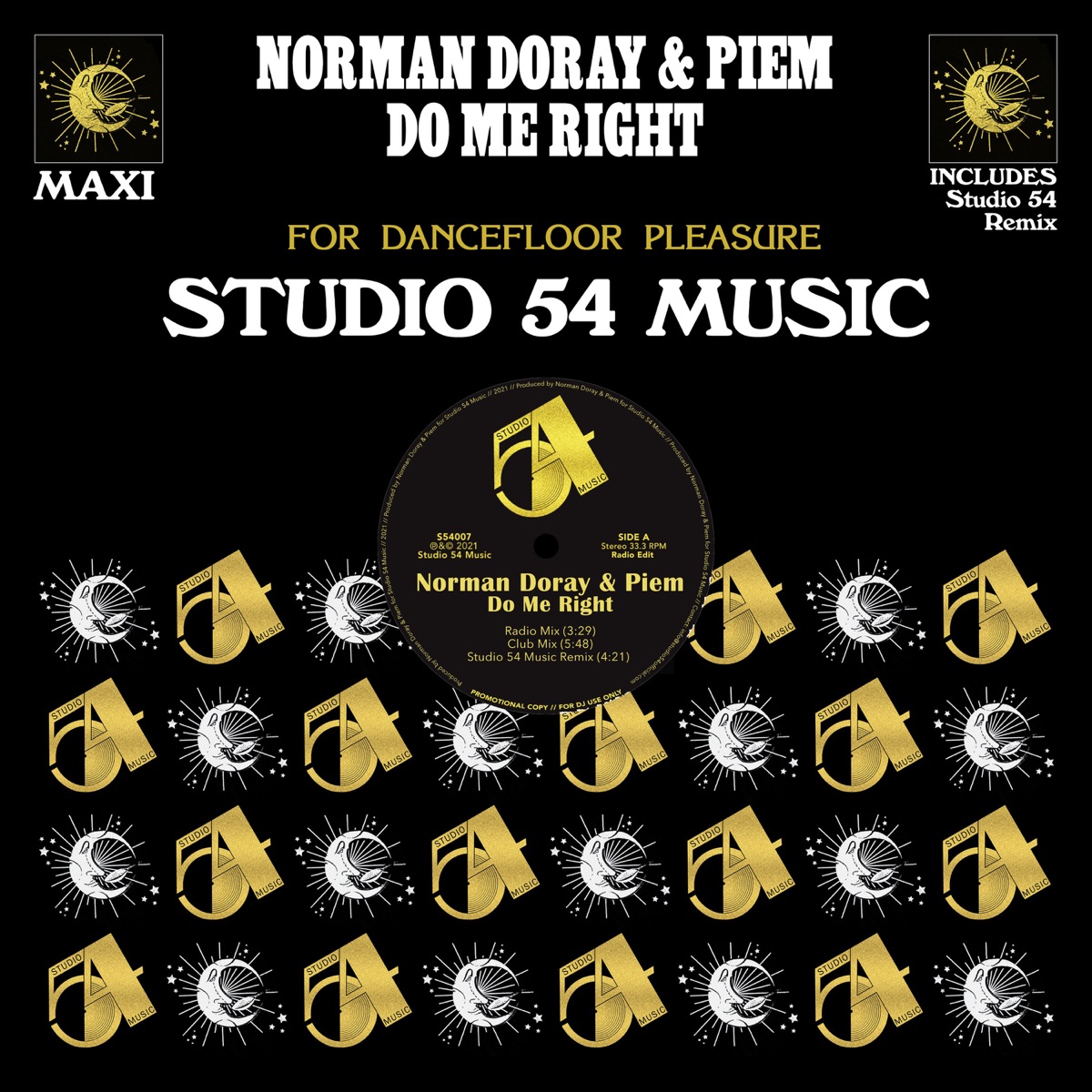Do Me Right - EP by Norman Doray, Piem & Studio 54 Music album cover