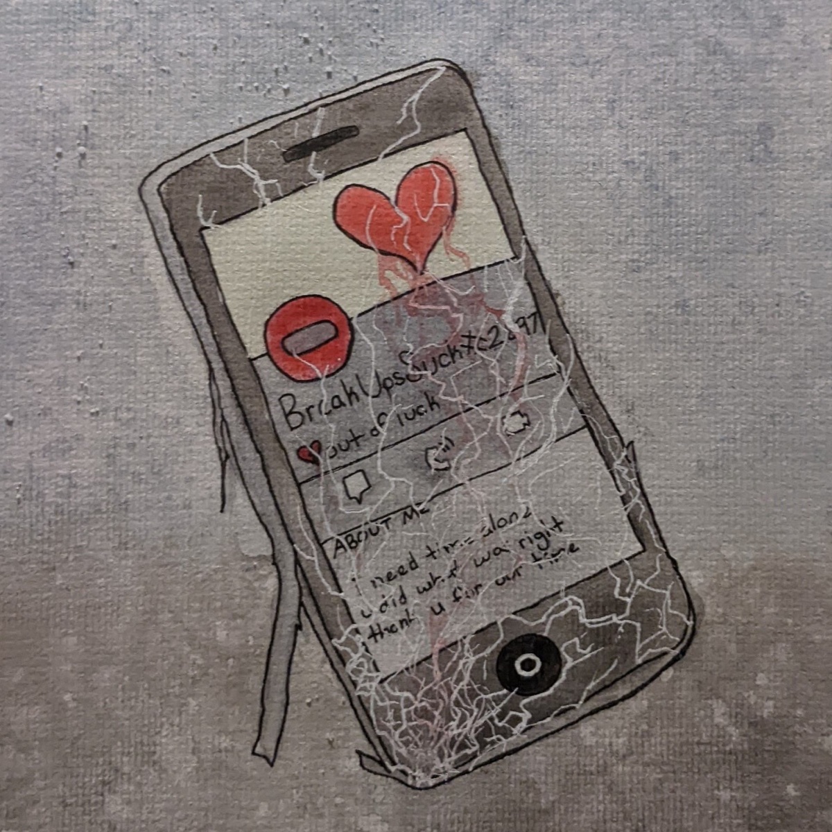 Break Ups Suck - Single by Casperrr album cover
